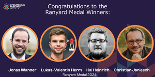 Ranyard Medal Winners